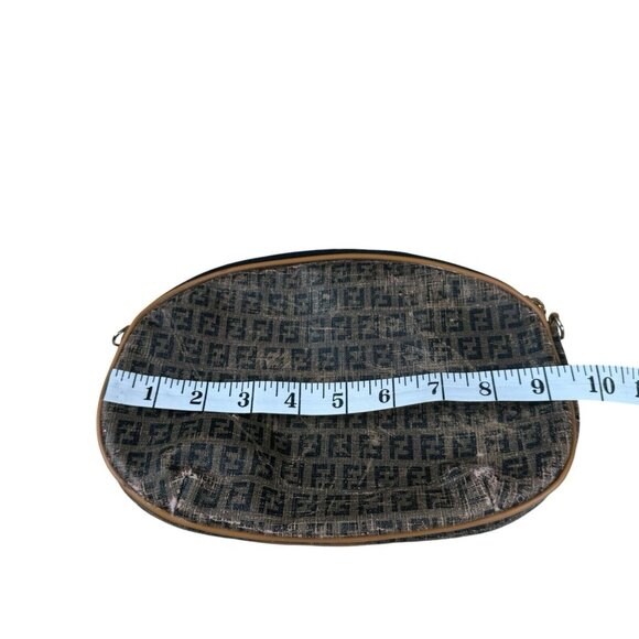 Vintage FENDI FF Logo Monogram Leather Mini Bag [MISSING STRAP]‎ - Picture 7 of 12